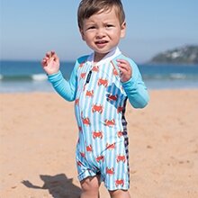 Boys Swimwear - Crab Crawl (0-8) Boys Swimwear - Crab Crawl (0-8)